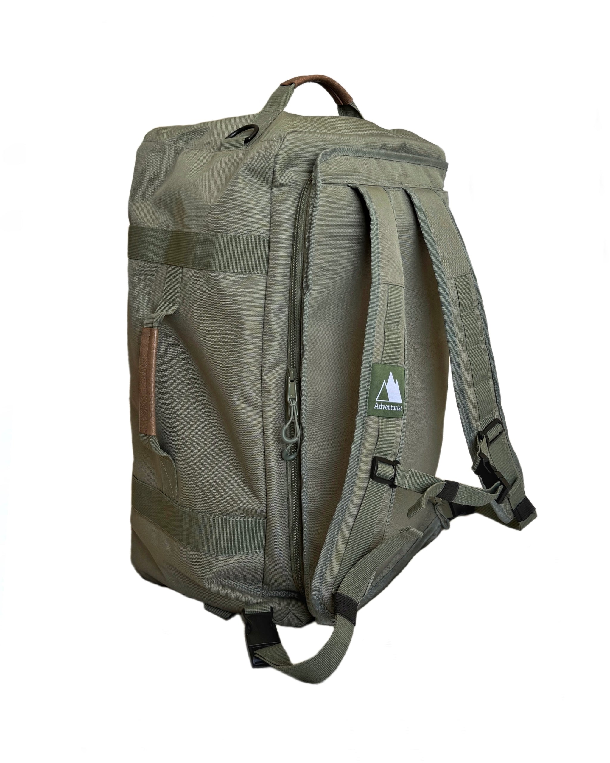 Mochila de lona de mano Adventurist en negro